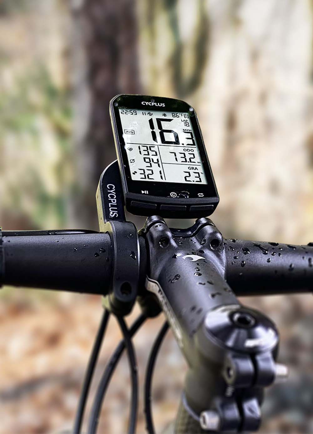 Ordinateur de vélo CYCPLUS M1 GPS vélo étanche ANT sans fil avec