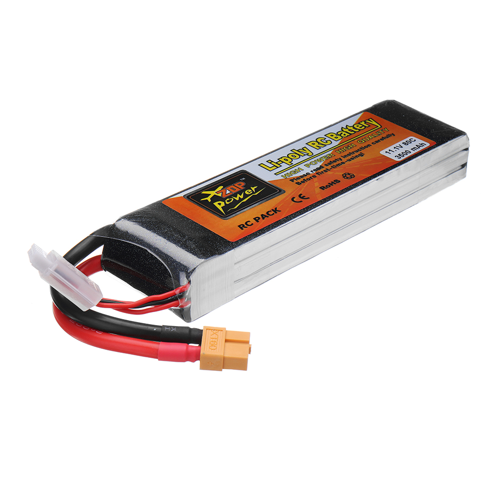 ZOP POWER 11.1V 3500mAh 80C 3S Lipo Battery With XT60 Plug For RC Models - Photo: 2
