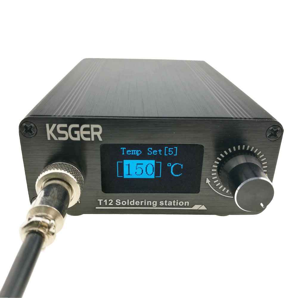 KSGER V2.1S T12 Digital Temperature Controller Soldering Station Electric Soldering Iron Tips T12-K + 9501 Handle 17