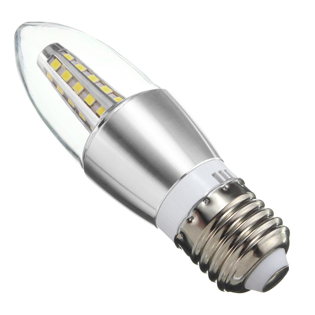 E27 E14 E12 B22 B15 6W 35 SMD 2835 LED Cone Candle Warm White Pure White Light Lamp Bulb AC85-265V