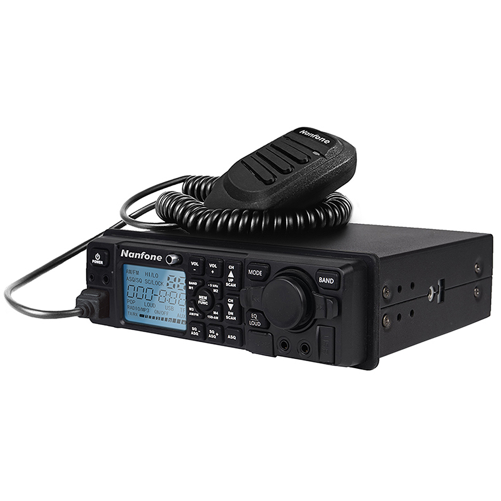 Nanfone CB8500 CB Radio 25.615-30.105MHz Combines MP3 bluetooth Walkie Talkie AM/FM Scanner Receiver Works on Existing Car Speaker