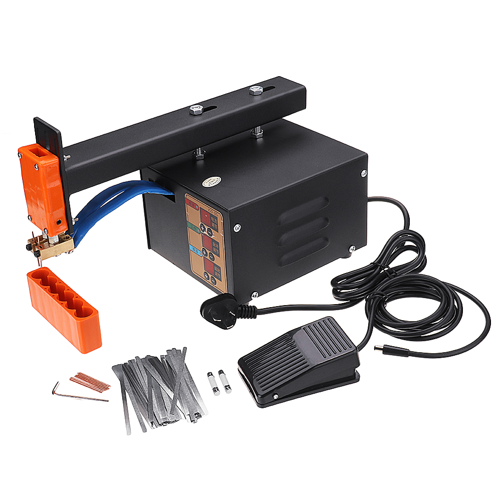220V 3KW Battery Spot Welding Machine Extended Arm Welding Machine with Pulse & Current Display 60