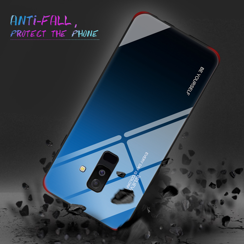 Bakeey Gradient Tempered Glass Protective Case For Samsung Galaxy Note 9/Note 8/S9/S9 Plus/S8/S8 Plus