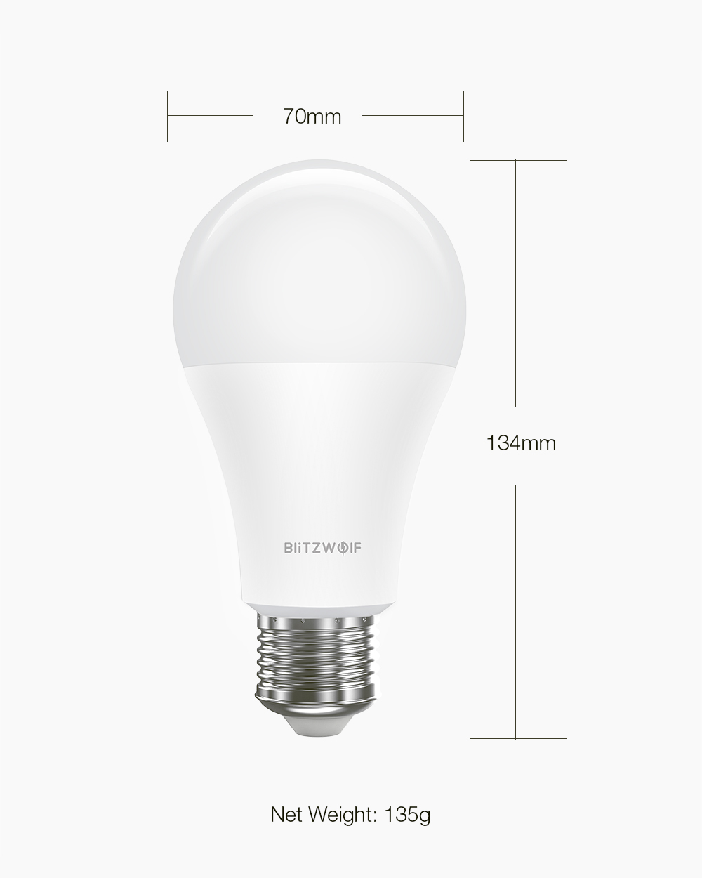 3Pcs BlitzWolf® BW-LT21 RGBWW 10W E27 APP Smart LED Light Bulb Work With Amazon Alexa Google Assistant AC100-240V