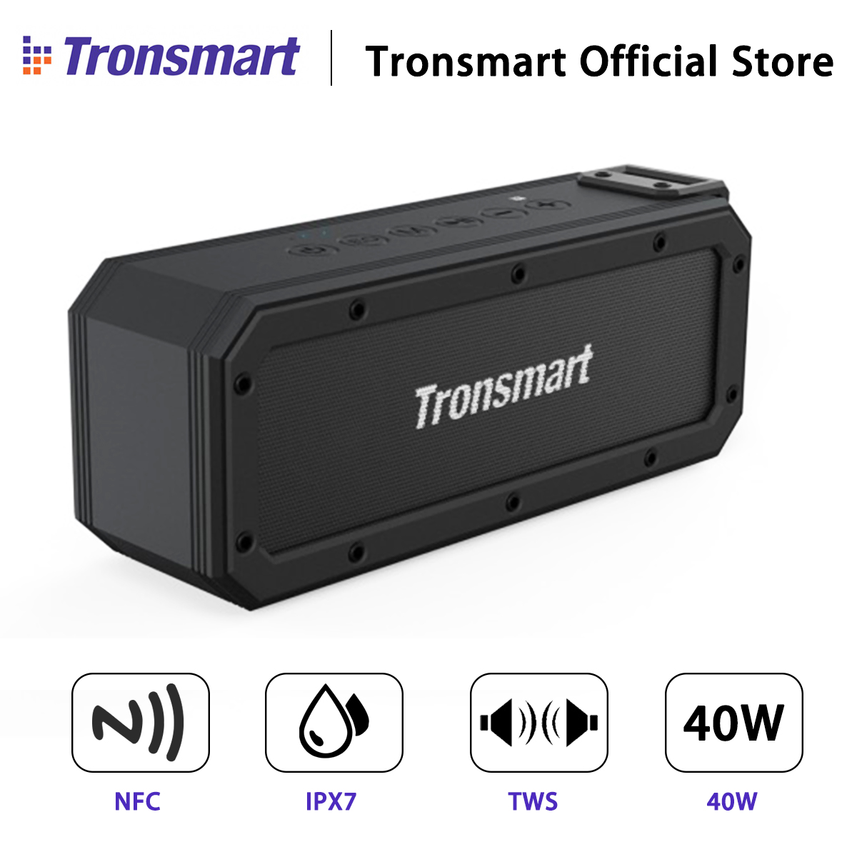 Tronsmart Element Force Wireless Bluetooth 40W Speaker TWS HIFI IPX7 Waterproof Support NFC TF AUX 31