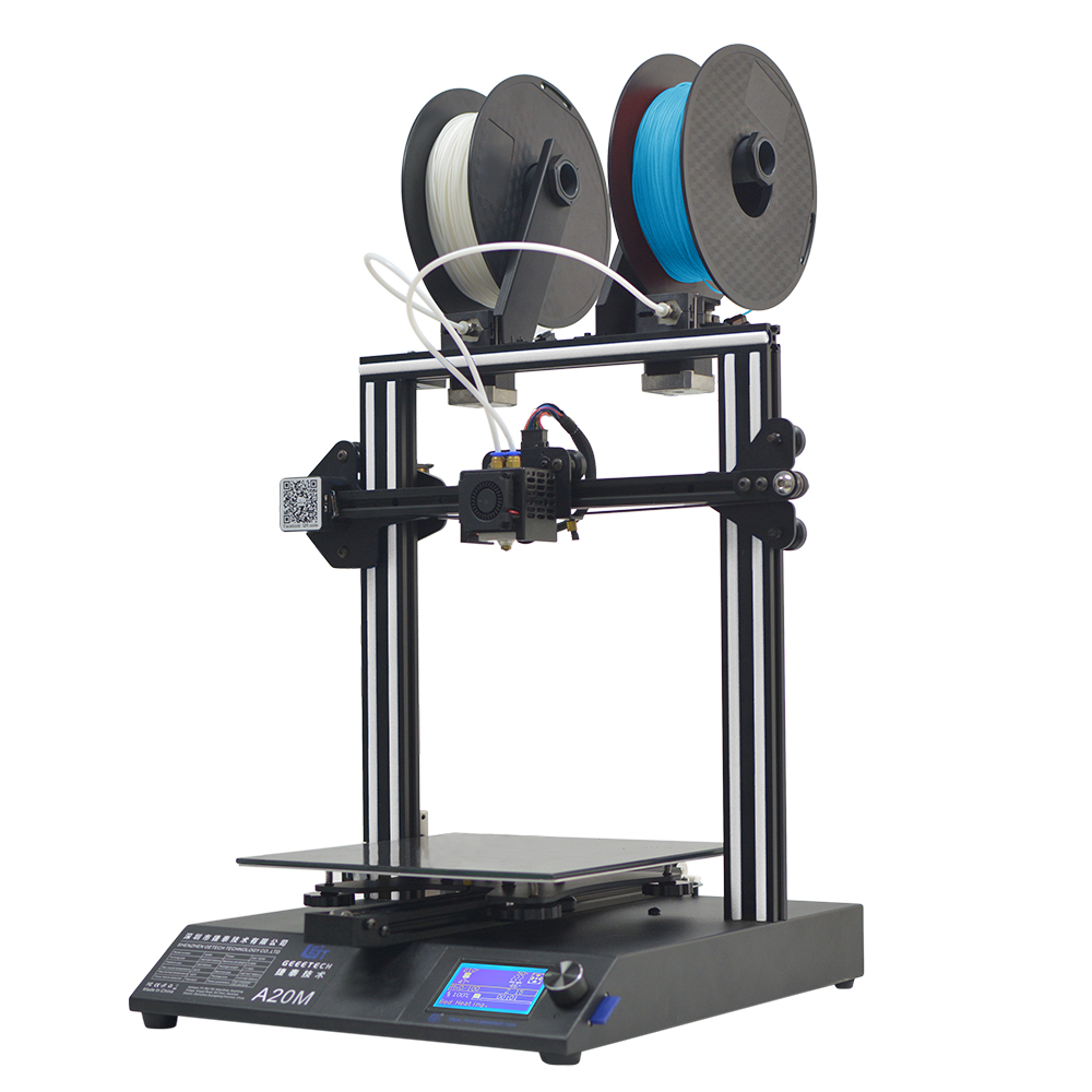 Geeetech® A20M Mix-color 3D Printer 255x255x255mm Printing Size With Filament Detector/Power Resume/Superplate Hotbed/Modular Design/360° Ventilation/ 13