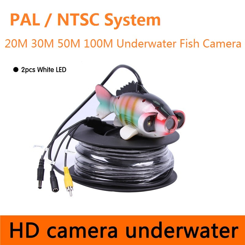 

CR-006J PAL NTSC Under Water Camera for Fishing Fish Finder Waterproof HD Camera 20M to 100M Cable