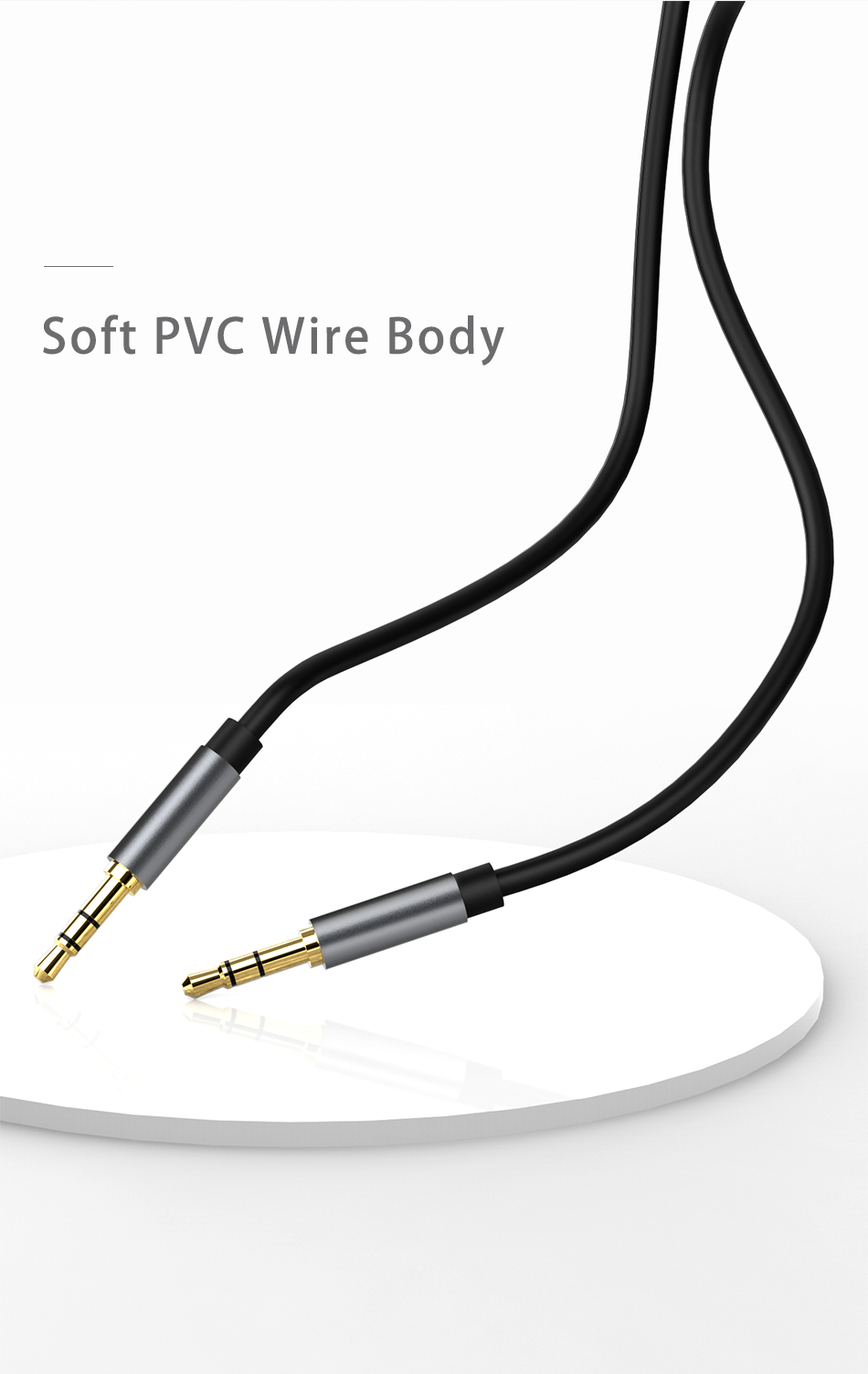BIAZE Y51 3.5 to 3.5mm AUX Cable Jack Speaker Line for Smartphone Tablet Laptop 1M
