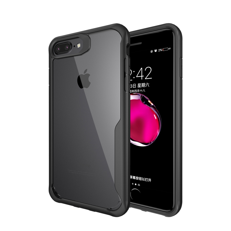 

Anti Fingerprint Transparent Clear Soft TPU Case Cover for iPhone 6Plus/6sPlus/7Plus/8Plus