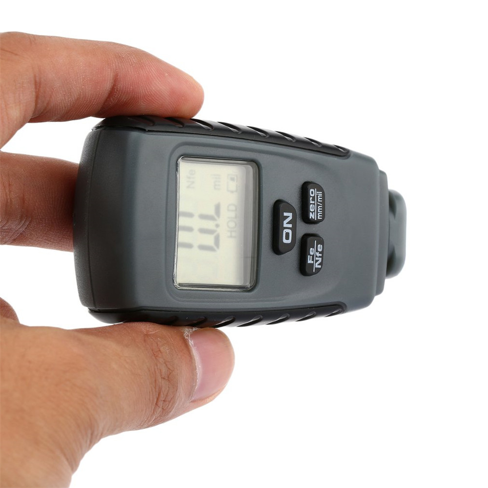 Medidor de Espessura de Revestimento Digital RM660 0-1.50mm Medidor de Espessura de Pintura Do Carro Espessura de Tester LCD 