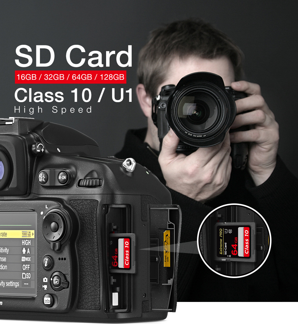 Microdrive Class 10 High Speed TF Memory Card 32GB 64GB 128GB 256GB Micro SD Card Flash Card Smart Card for Phone Camera Driving Recorder