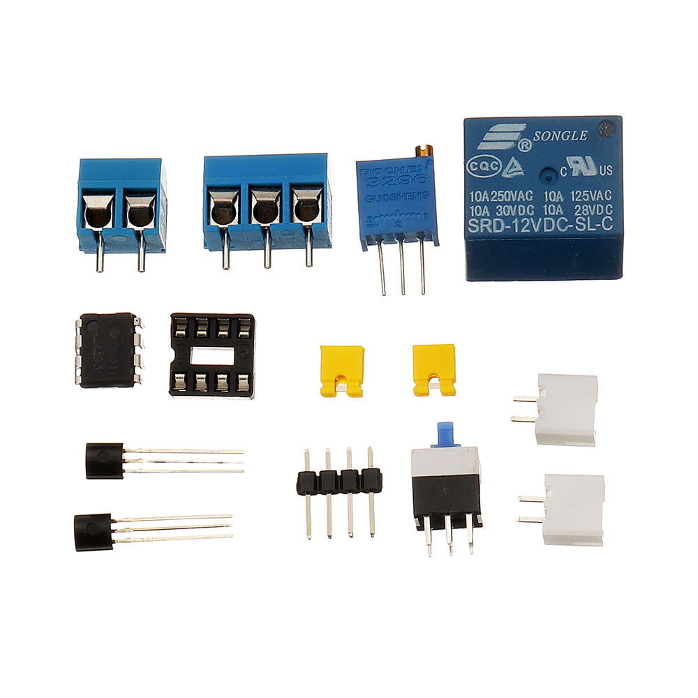 DIY LM393 Voltage Comparator Module Kit with Reverse Protection Band Indicating Multifunctional 12V Voltage Comparator Circuit 58