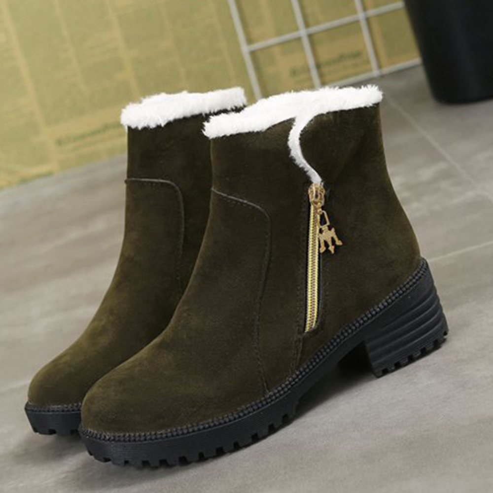 

Winter Shoes Warm Lining Faux Fur Ankle Short Boots