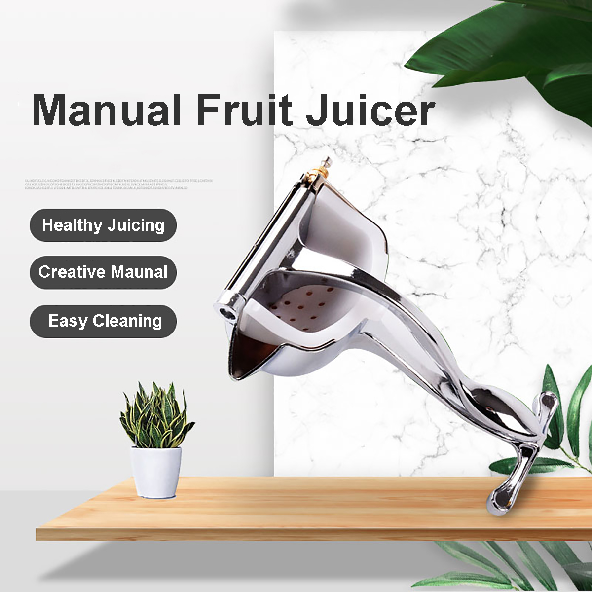 Manual Fruit Juicer Lemon Press Orange Squeezer Citrus Extractor Kitchen Tool