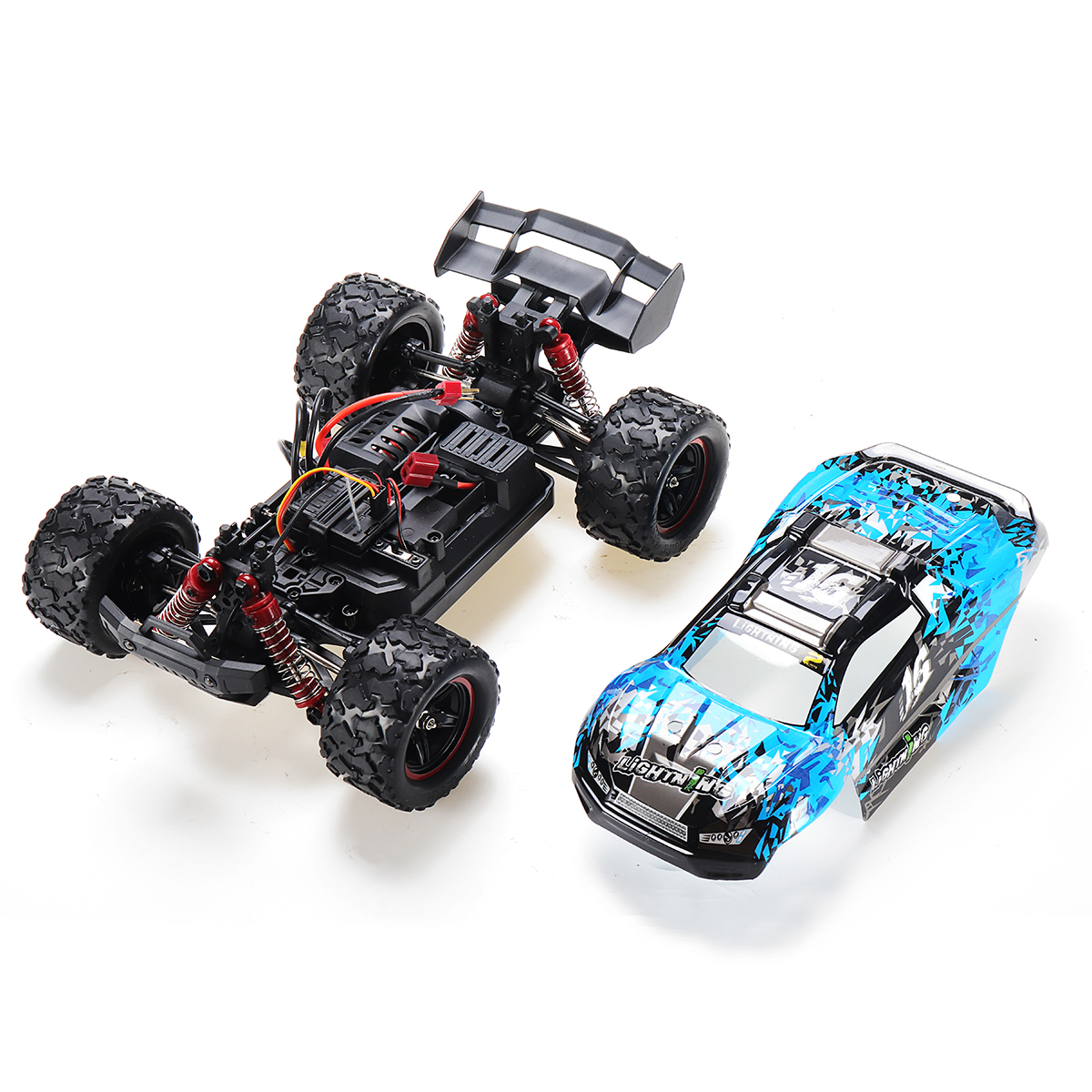 HS 18421 18422 18423 1/18 2.4G Alloy Brushless Off Road High Speed RC Car Vehicle Models Full Proportional Control - Photo: 9