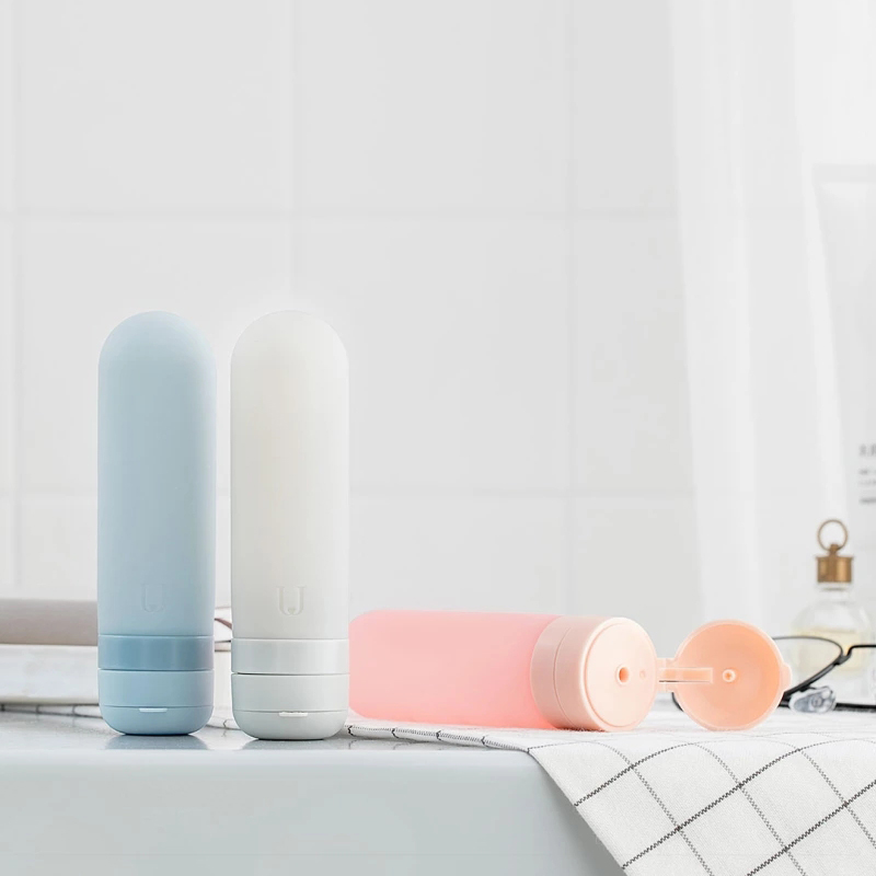 Xiaomi U 3Pcs/Set 50ml Portable Silicone Squishy Bottles Cosmetic Shampoo Shower Gel BPA Free Outdoor Travel 9