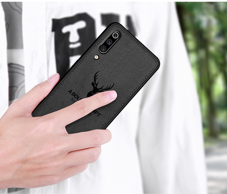 BAKEEY Deer Shockproof Cloth&TPU Protective Case For Xiaomi Mi9 / Xiaomi Mi 9 Transparent Edition Non-original