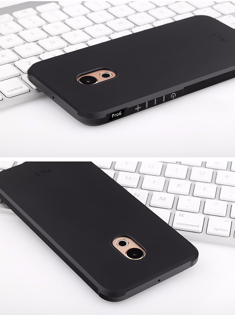 Bakeey Ultra Slim Shockproof Soft Silicone Protective Case for Meizu Pro 6 Plus Global Version