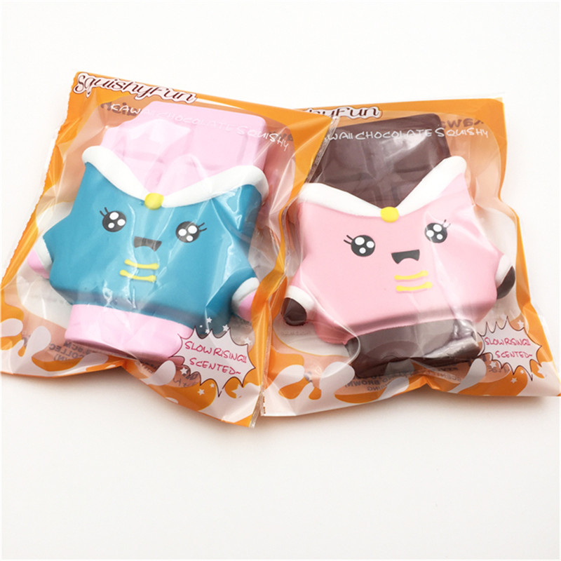 SquishyFun Chocolate Squishy 13cm Slow Rising With Packaging Collection Gift Decor Soft Toy