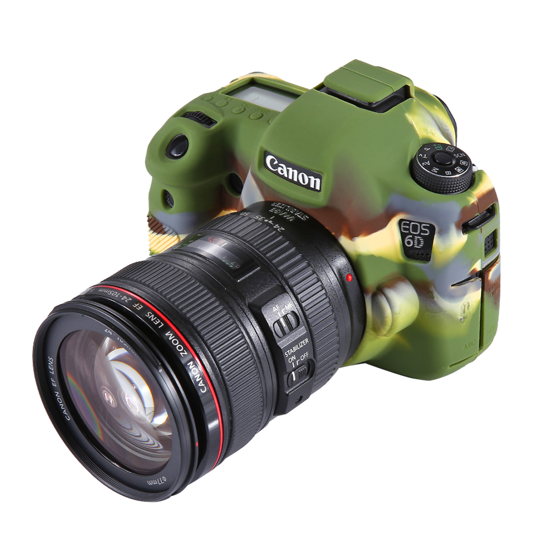 

PULUZ PU7101 Soft Silicone Protective Case for Canon EOS 6D DSLR Camera
