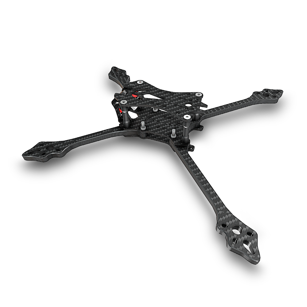 BCROW AX215 Stretch X/Ture X 215mm/248mm Wheelbase Frame Kit 6mm Arm For RC FPV Racing Drone - Photo: 2