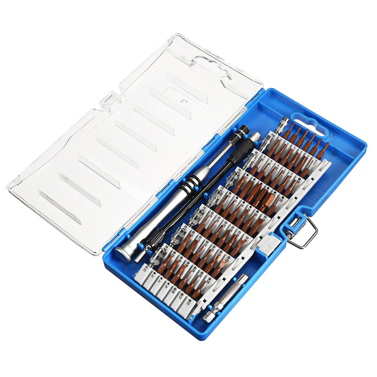 Conjunto de ferramentas de conjunto de parafusos mini chave de fenda multifuncional 60 unidades kit de ferramentas de combinação de reparo eletrônico de joias