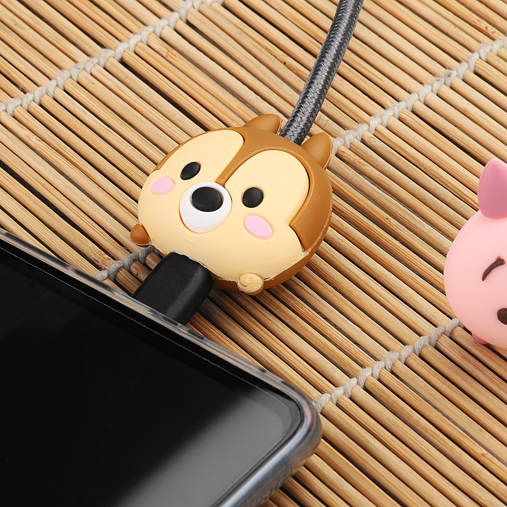 

Universal Cute Cartoon Charging Data Cable Protector Winder Protective Cover