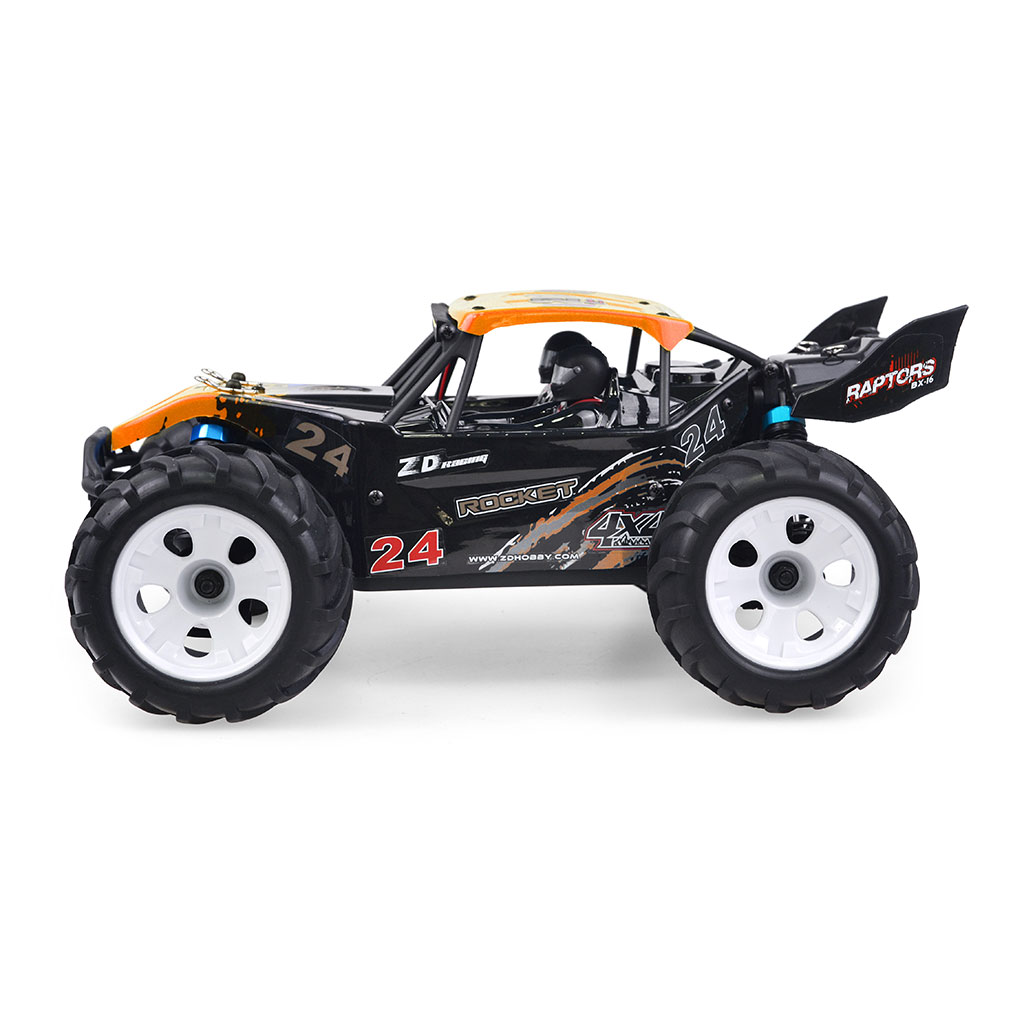 ZD 16427 Racing 1/16 2.4G 4WD Electric Brushled Truck RTR RC Car Vehicle Models - Photo: 4