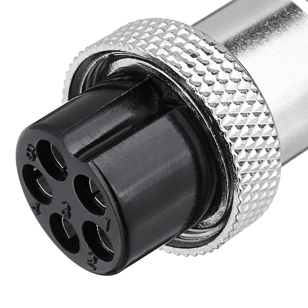 GX20 5 Pin 20mm Male & Female Wire Panel Circular Connector Aviation Socket Plug