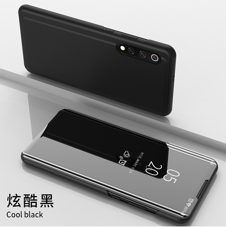 Bakeey Flip Smart Sleep Mirror Window View Bracket Protective Case For Xiaomi Mi9 SE Non-original