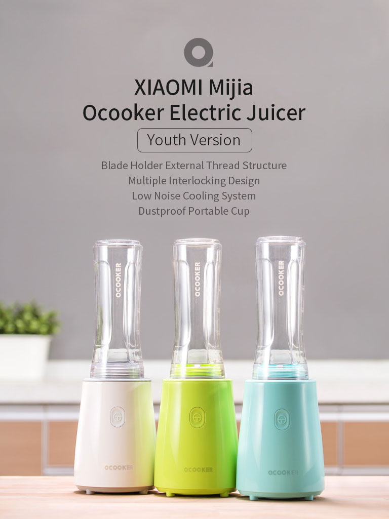 XIAOMI Ocooker CD-BL02 Electric Juicer Vegetables Blender Maker Juice Extractor Baby Food Milkshake Mixer 11