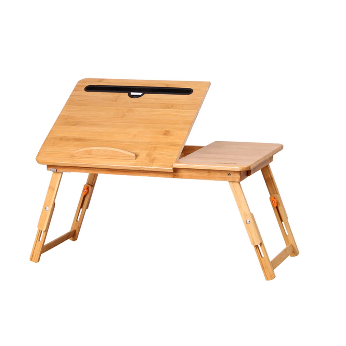 Holz-Laptop-Schreibtisch, tragbarer klappbarer Schreibtisch für