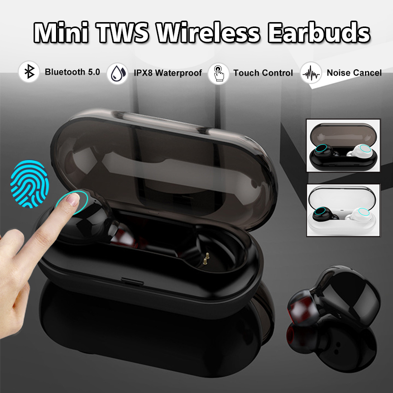 [Bluetooth 5.0] Bakeey TWS Wireless Earphone IPX8 Waterproof Touch Control Noise Cancelling Headset 66