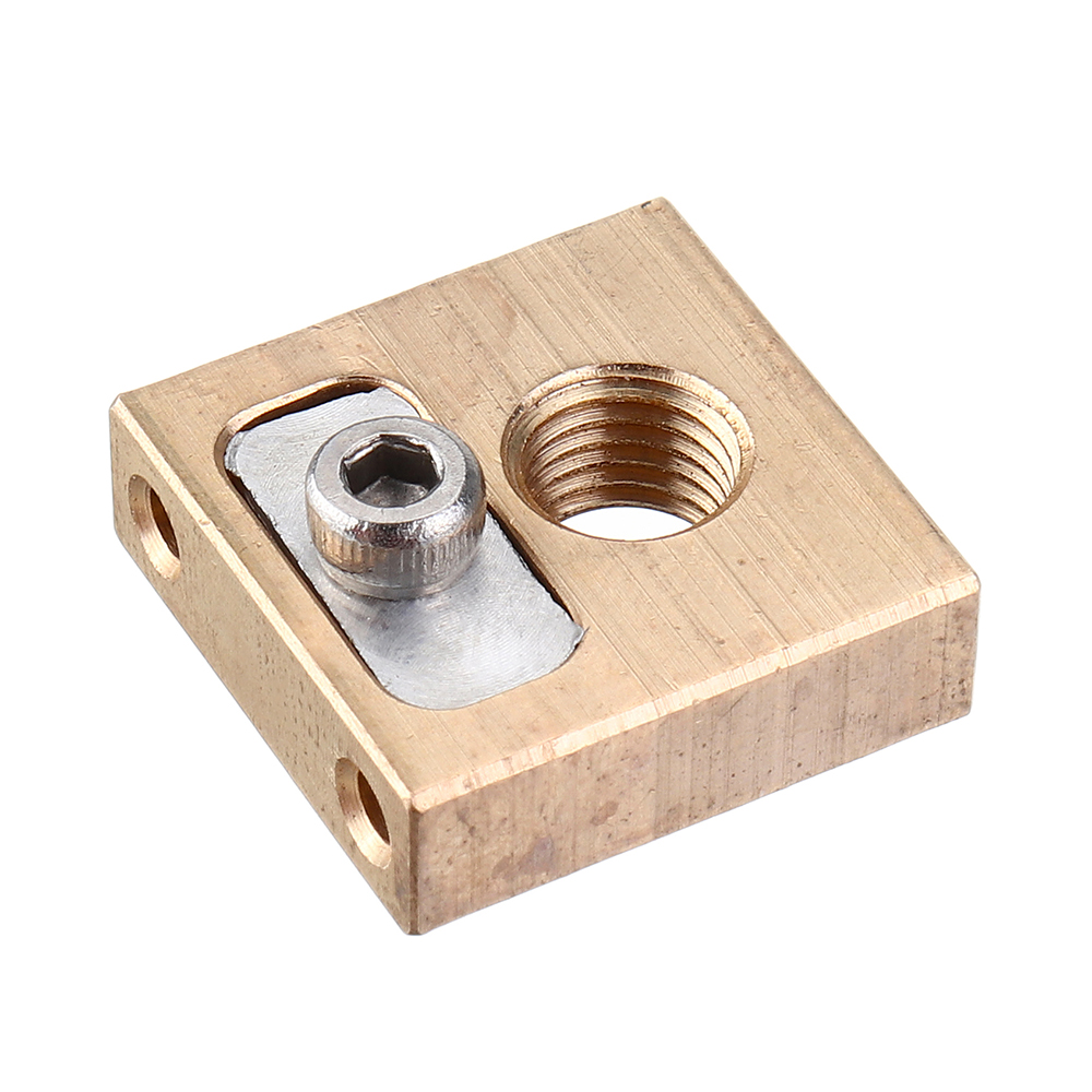 UM3 M6*0.75 Thread Brass Copper Heating Block 4mm for 3D Printer 11