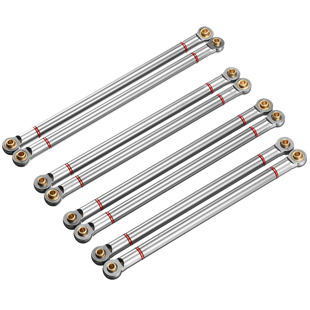 8PC Aluminum Alloy Link Support Rod 313mm Wheelbase For Axial SCX10 1/10 RC Crawler Car Parts - Photo: 7