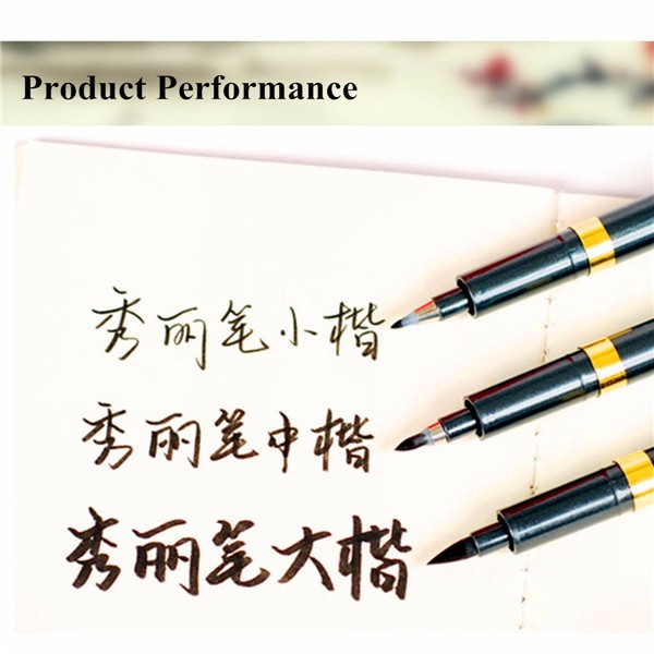 S M L Chinese Japanese Calligraphy Shodo Brush Ink Pen Writing Drawing Tool Craft