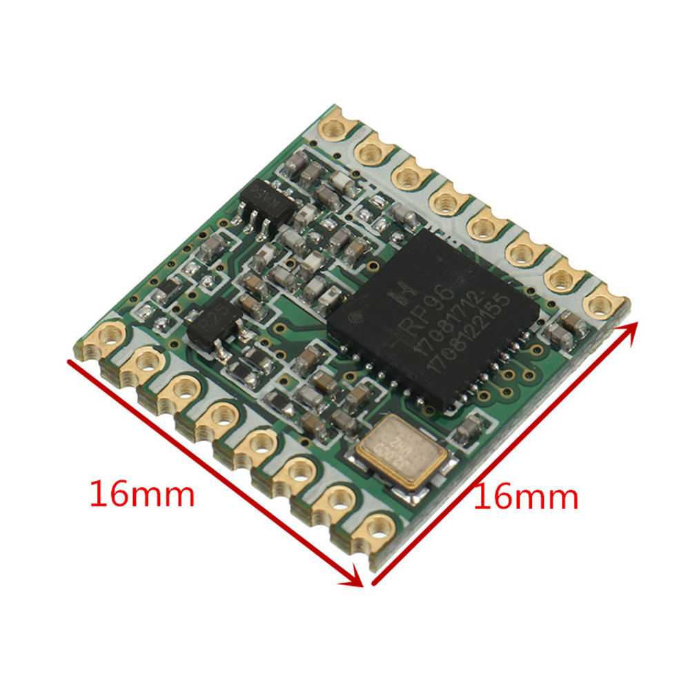 2pcs/lot RFM95 20dBm 100mW 868Mhz 915Mhz DSSS Spread Spectrum Wireless Transceiver Module - Photo: 8