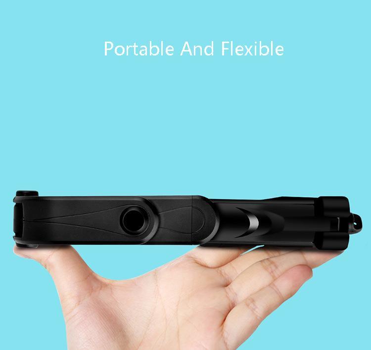 Bakeey Mini Foldable Tripod 2 In 1 Monopod with bluetooth Wireless Remote Selfie Stick 