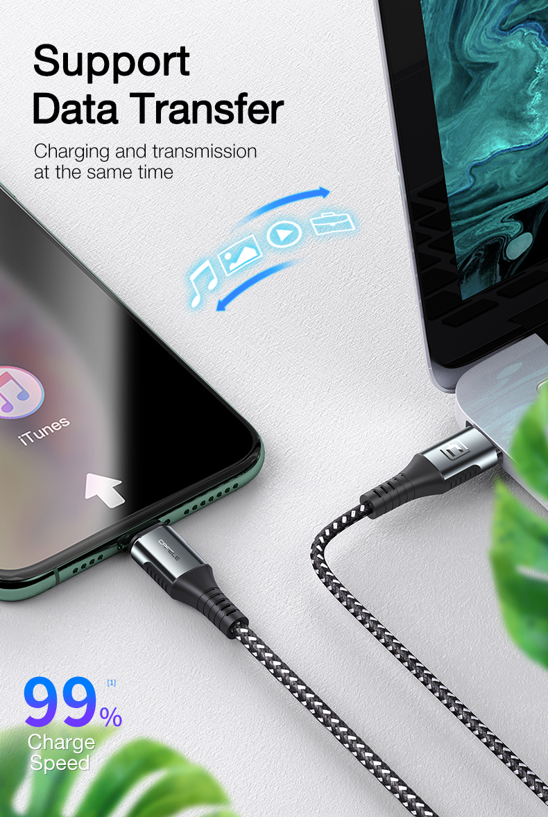 CAFELE Magnetic Data Cable Type C Lightning PD Quick Charging For iPhone XS 11Pro Huawei P30 P40 Pro Mi10 Note 9S