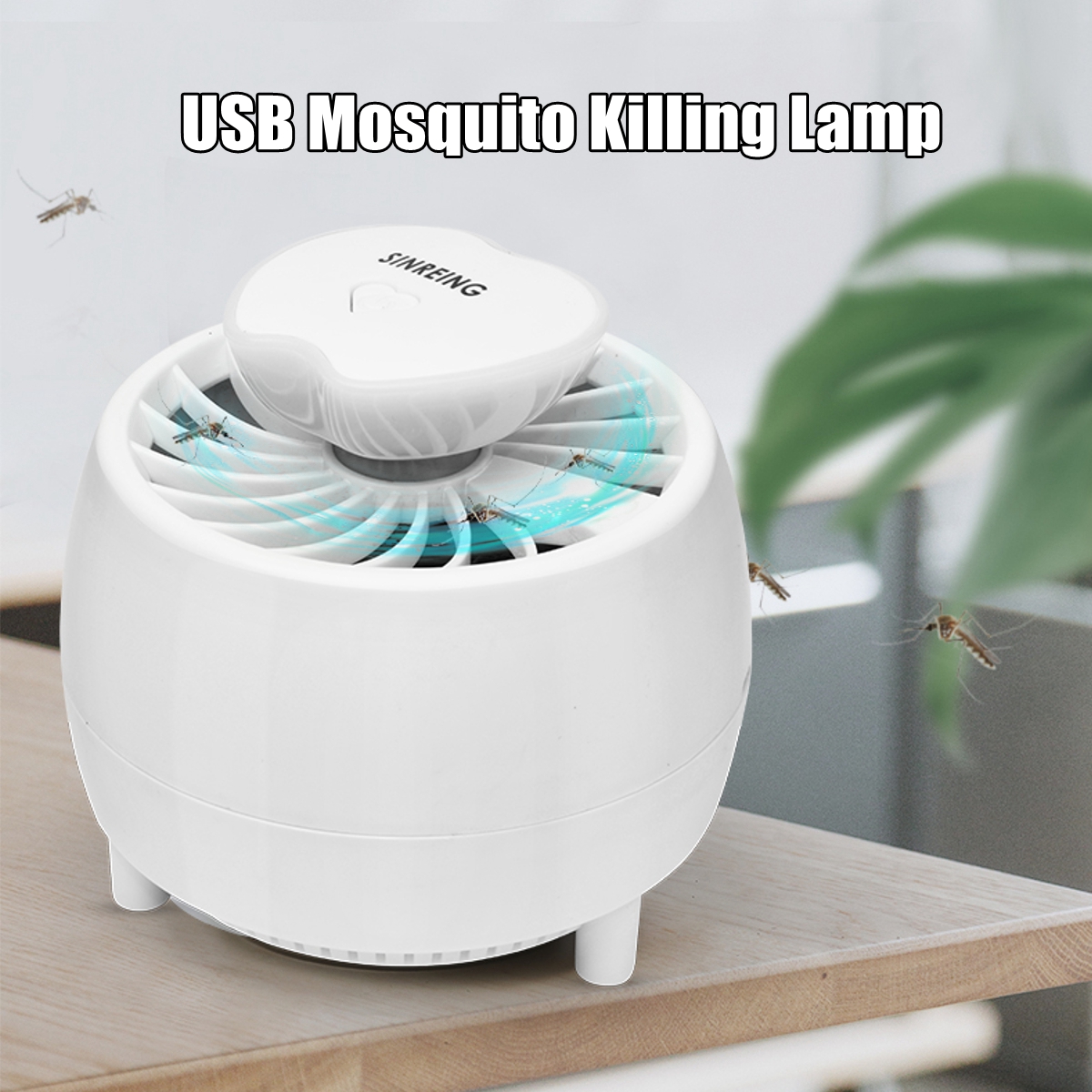 Household Mosquito Trap Mosquito Trap Light Mute UV light LED Mosquito Lamp USB Catcher Insect Killer Lamp 