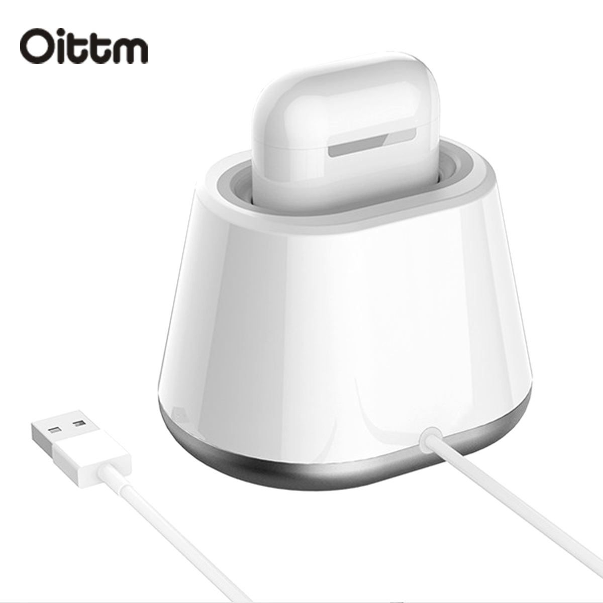 Oittm Charging Dock Station Standing Cable For AirPods