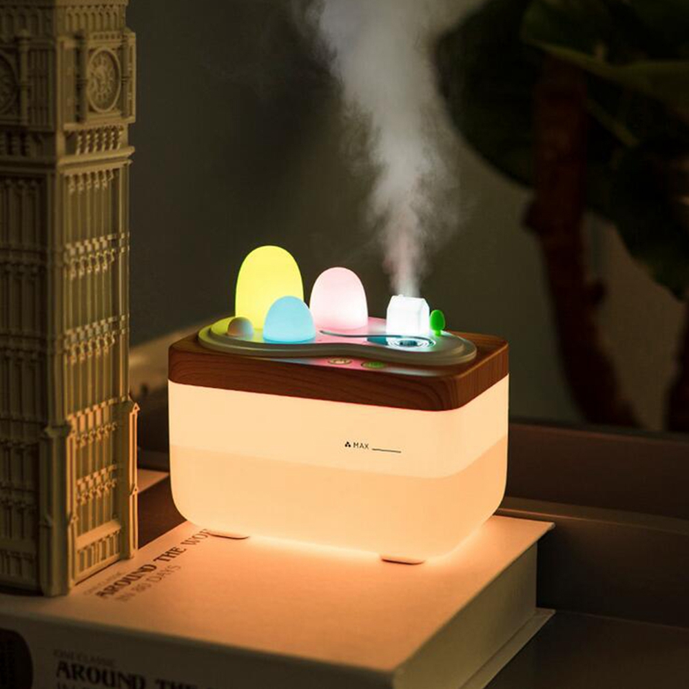 

420ML LED Humidifier Night Light Oil Aroma Diffuser Aromatherapy Air Mist Purifier Healthy