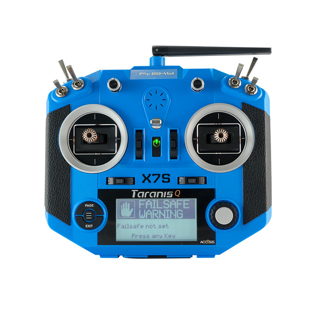 FrSky Taranis Q X7S ACCESS 2.4GHz 24CH Mode2 Transmitter M7 Hall-sensor Gimbals and PARA Wireless Trainer Function for RC Drone - Photo: 2