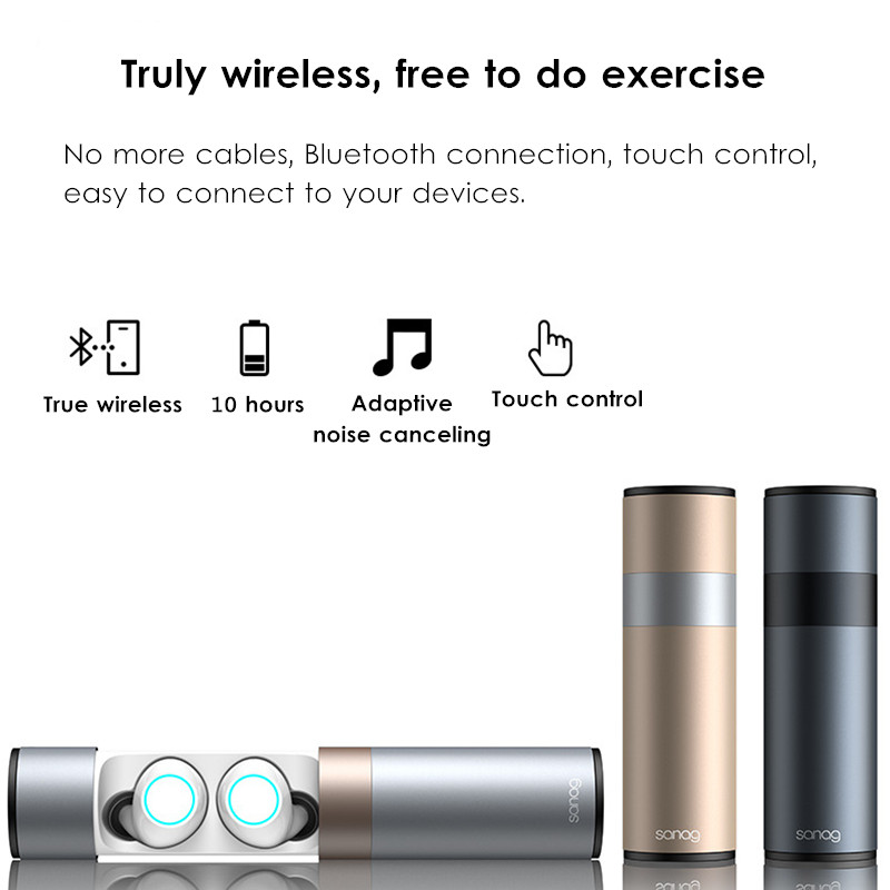[Truly Wireless] Sanag J1 Adaptive Noise Canceling Pure ANC HiFi Bluetooth Earphone With Charger Box 11
