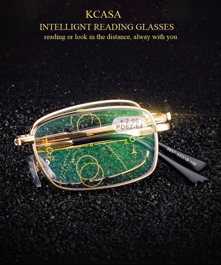 KCASA Folding Intelligent Reading Glasses