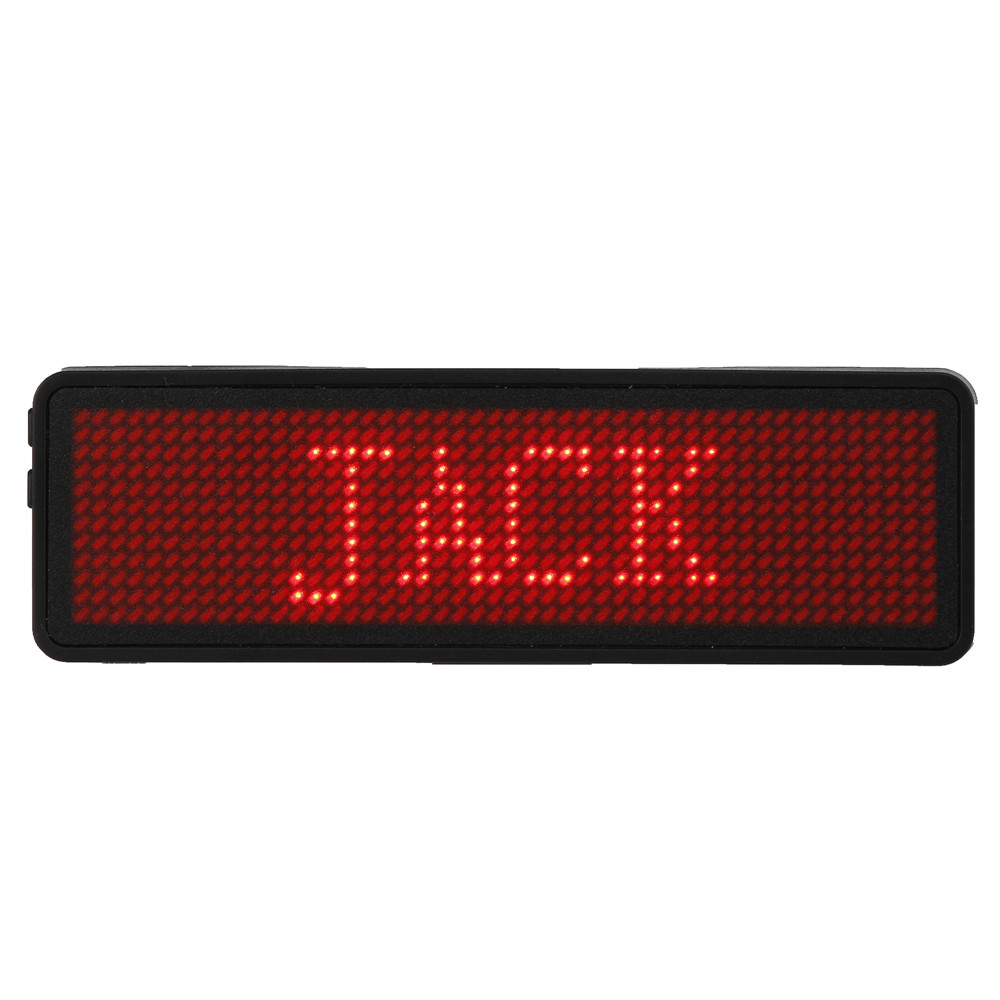 12 x 48 Pixels Programmable LED Digital Scrolling Message Name Tag ID Badge Holder Board 7