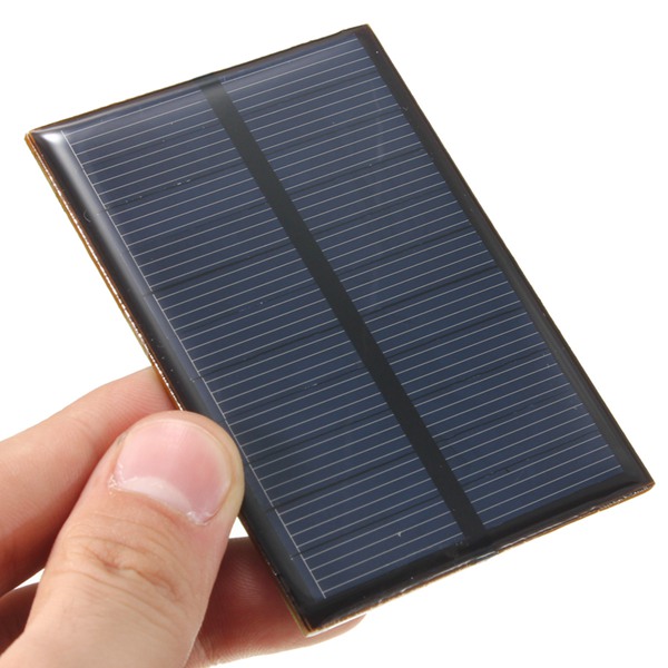 5.5V 0.66W 120mA Monocrystalline Mini Solar Panel Photovoltaic Panel 10