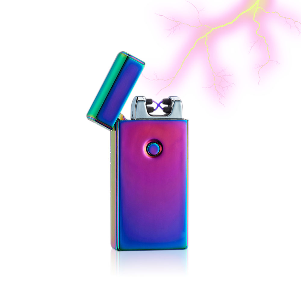 

KCASA KC-302 Double Arc Lighter USB Rechargeable Windproof Electronic Flameless Electric Ignitor Starter