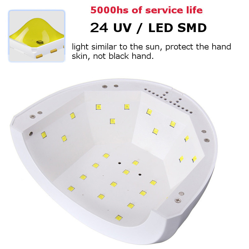 48W LED UV Nail Dryer Gel Polish Lamp