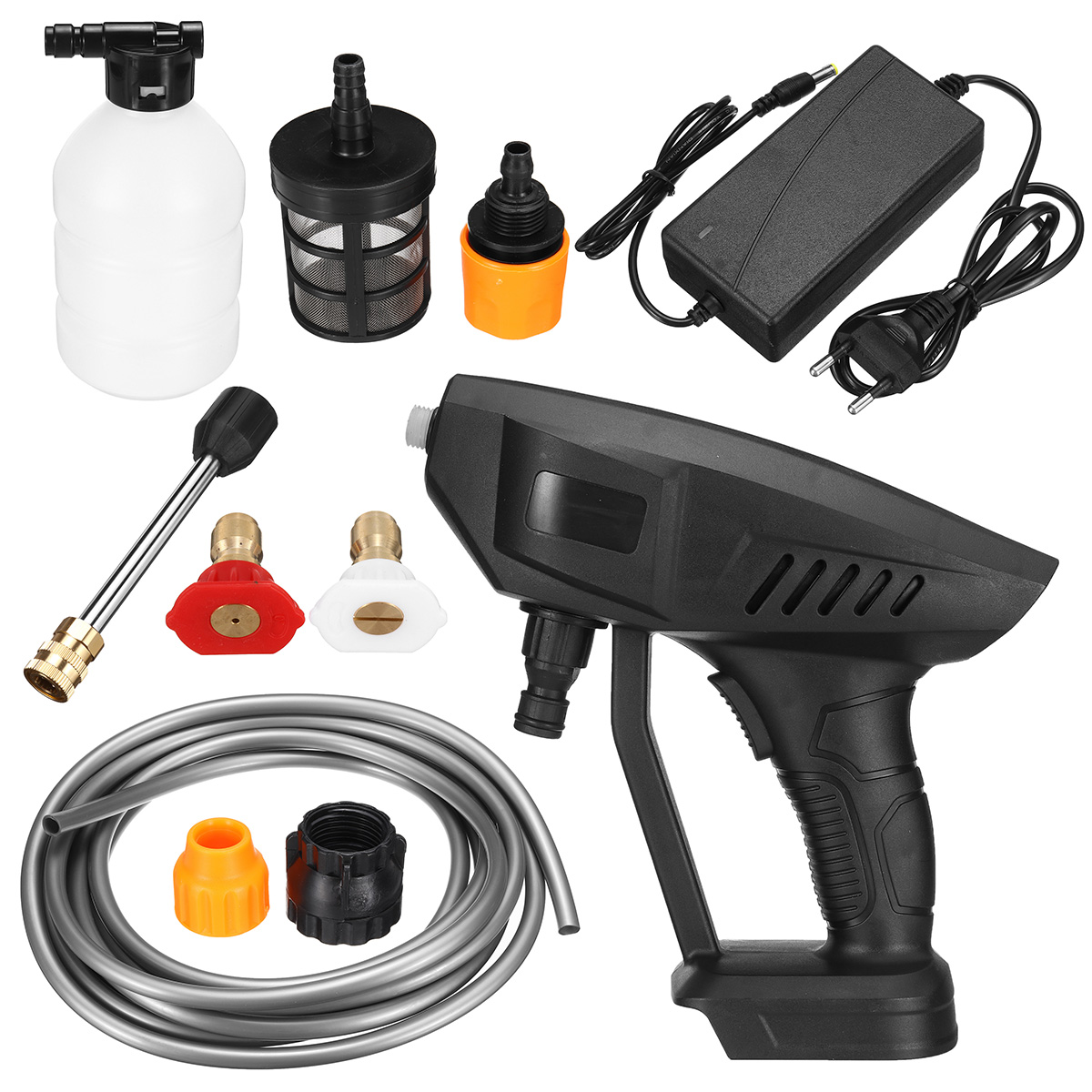 388VF High-pressure Water Pump Car Waher Guns Portable Cordless Electric Sprayer Cleaner Tools